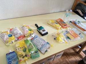 ▲経管栄養の方の栄養剤です。これだけ多くの種類の栄養剤に対応し、その方にあったものをご提案してくださるホームは少ないと思います。